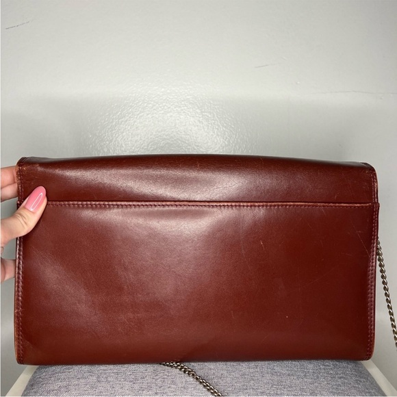 Cartier Shoulder Bag Burgundy Leather - Picture 2 of 10